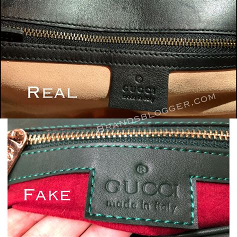 how to recognise a fake gucci bag|gucci faux leather bag.